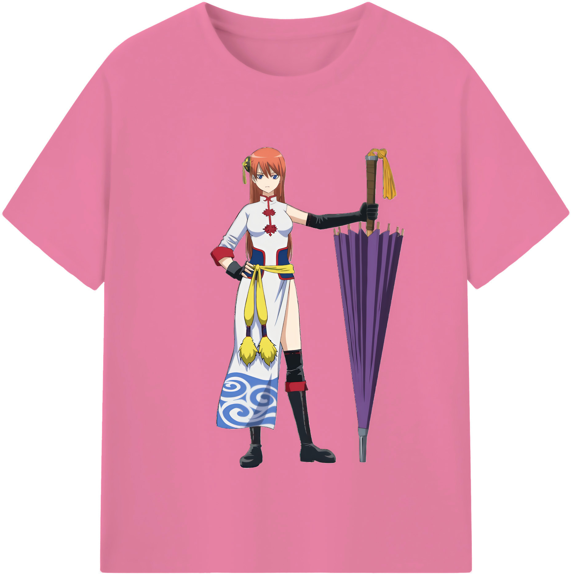 （画像用） ぎんたま 坂田銀時（さかたぎんとき） 神楽 志村新八（しむら しんぱち） GINTAMA Sakata Gintoki Kagura Shimura Shinpachi 綿100％半袖Tシャツ（フロントプリント）